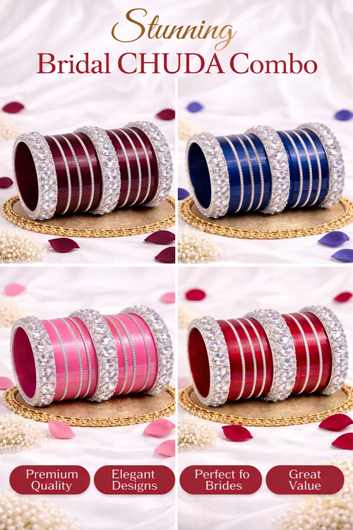 Beautiful Banarasi Bridal Chuda 4 Colour Available
