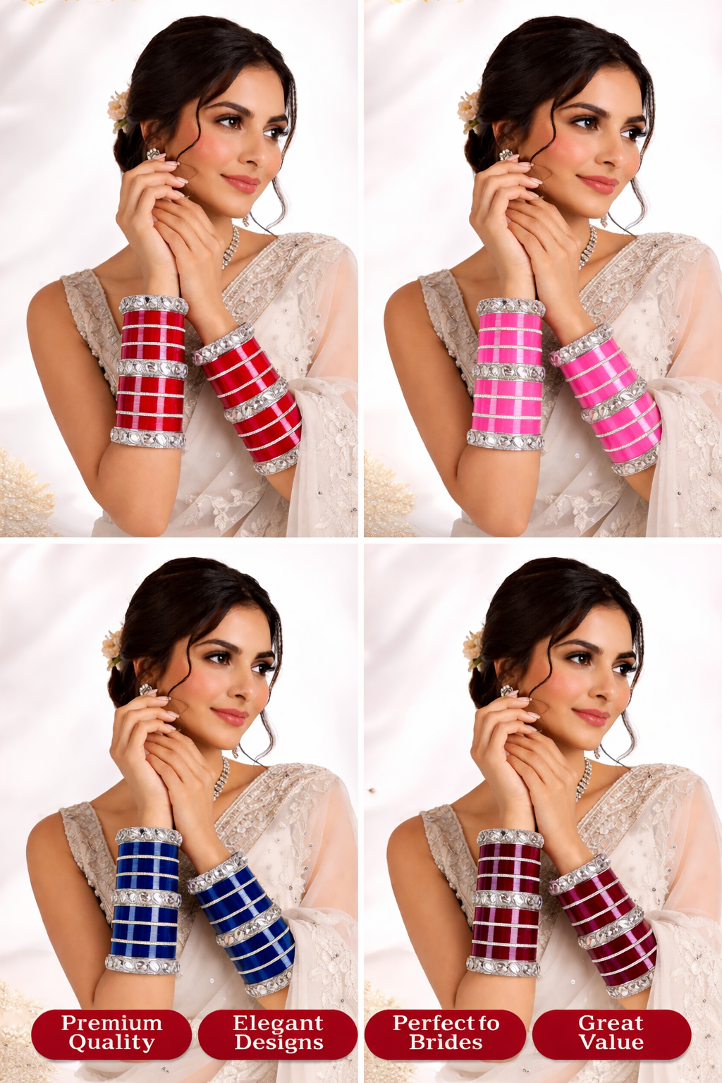 Beautiful Banarasi Bridal Chuda 4 Colour Available