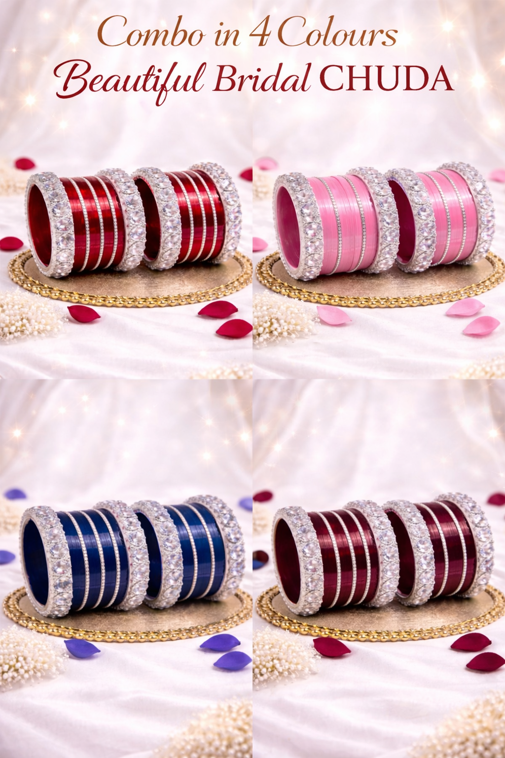 Beautiful Banarasi Bridal Chuda 4 Colour Available